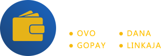 E-Wallet: OVO, GoPay, Dana, LinkAja